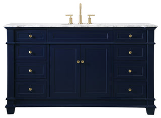Weston Single Bathroom Vanity Set, Blue, 60