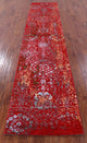 2' 7" X 12' 1" Runner Modern Handmade Wool and Silk Rug Q11819