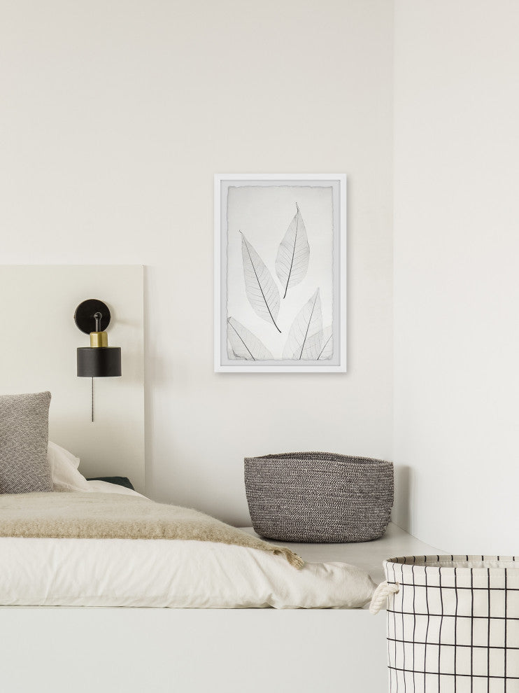 "Pointing Leaves" Framed Painting Print, 30x45