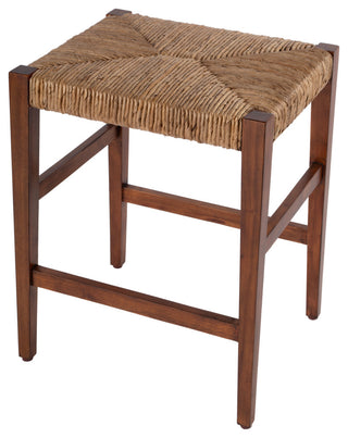 Valencia 24.5 in. Seat Height Woven Backless Counter Stool