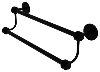 Allied Brass 18" Double Towel Bar, Matte Black