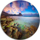 Monte Cofano Reserve, Landscape Photography Disc Metal Wall Art, 23"