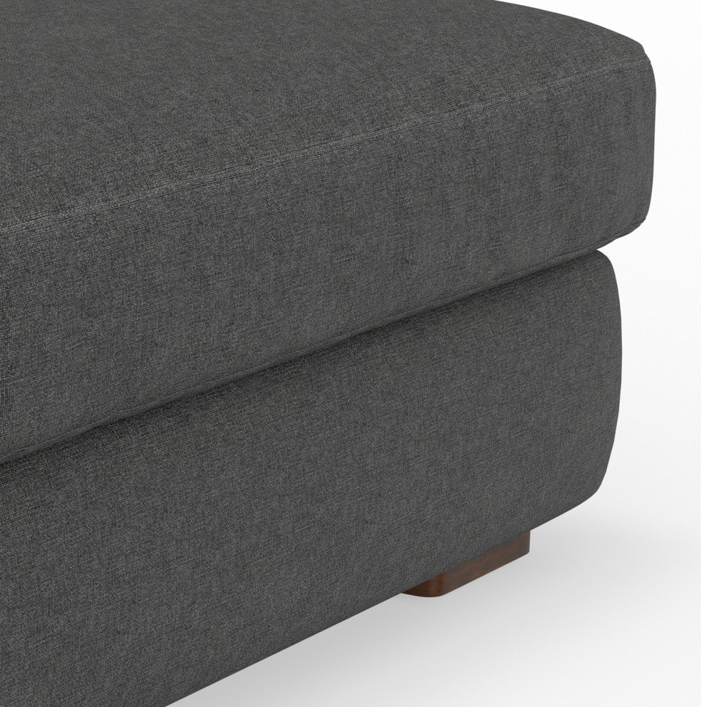 Charlie Right-Facing Sectional in Tightly Woven Performance Fabric