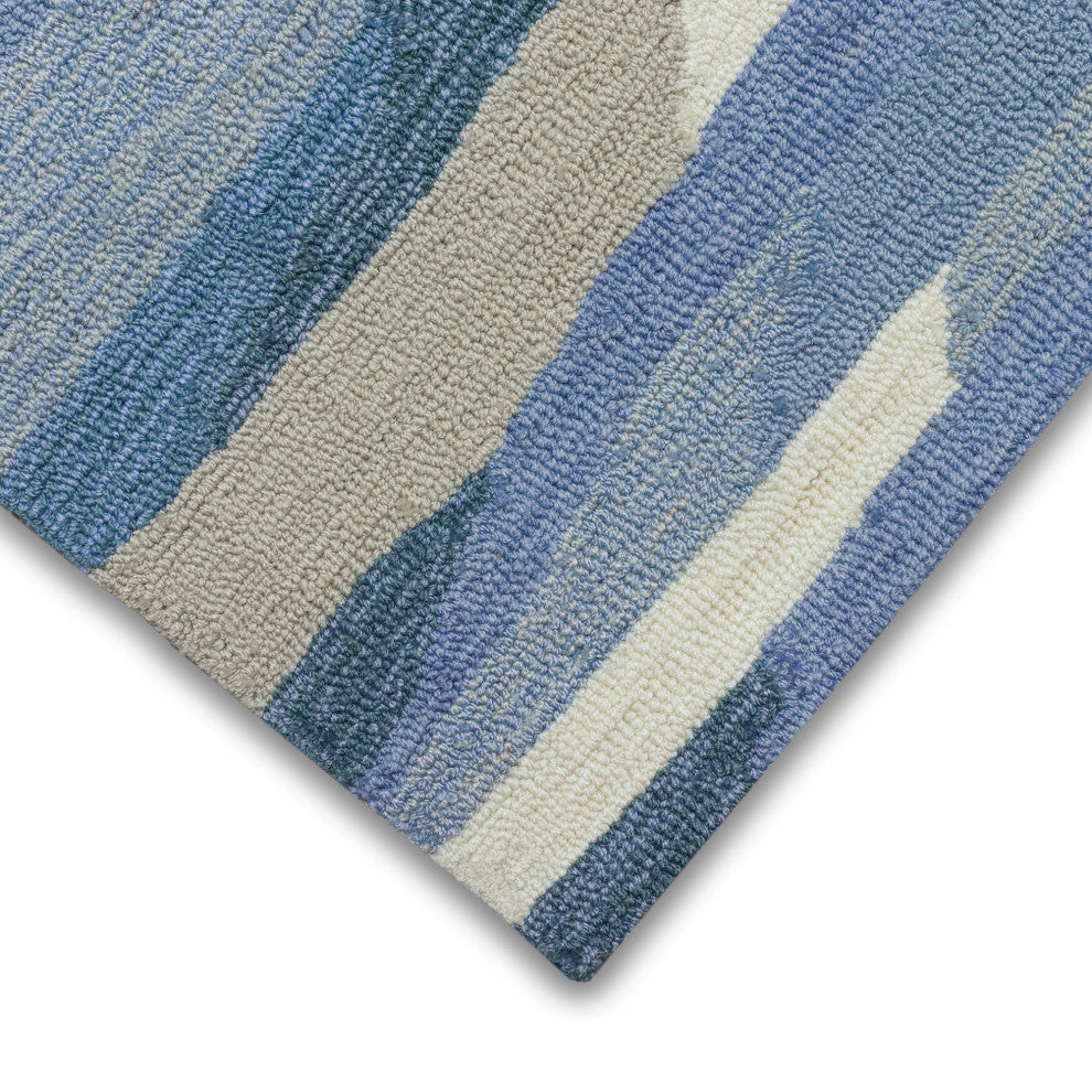 Capri Cloud Indoor/Outdoor Rug Soft Blue 2'x5'