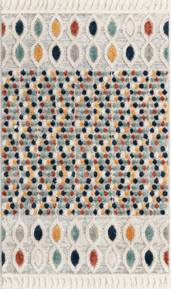 Unique Loom Cherokee Asheville Area Rug, Multi, 4' 0 X 6' 0 Rectangular