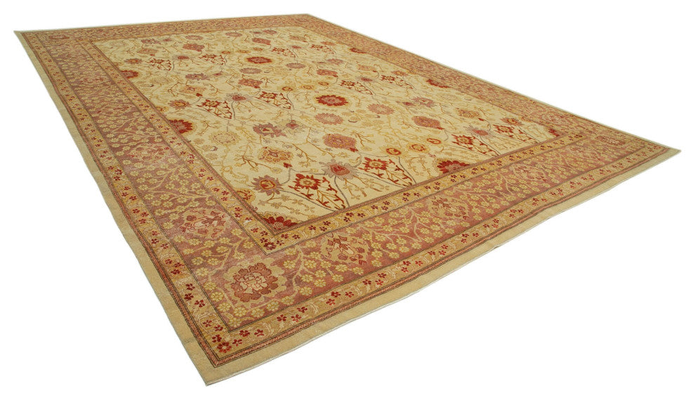 Rug N Carpet - Hand-Knotted Oriental 13' 3" x 17' 11" Oversize Oushak Area Rug