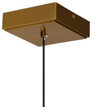 Moon Integrated LED Mini Pendant, Brass