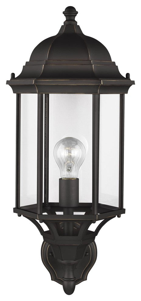 Generation Lighting Lighting Large 1-Light Uplight Outdoor Lantern, Bronze