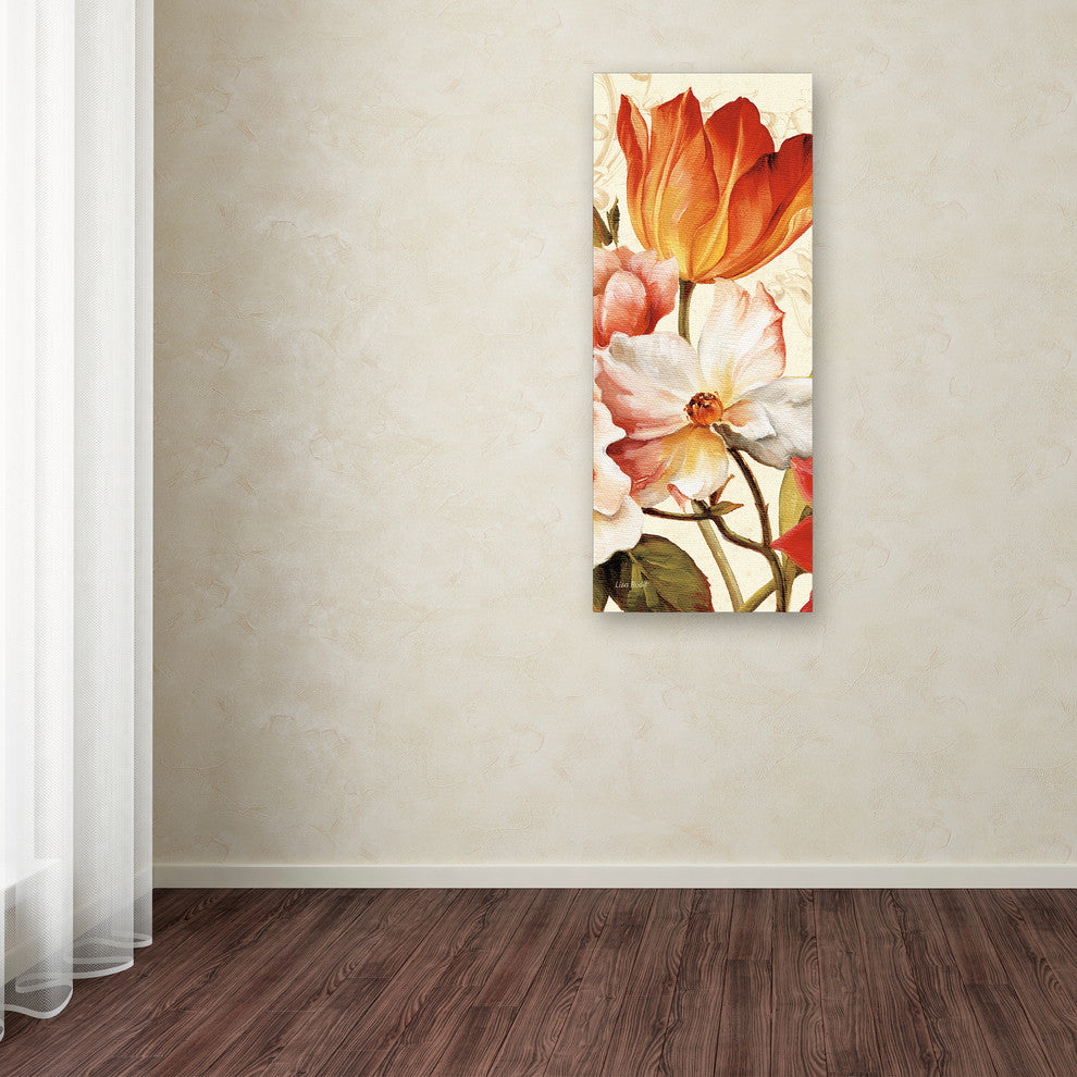 'Poesie Florale Panel I' Canvas Art by Lisa Audit