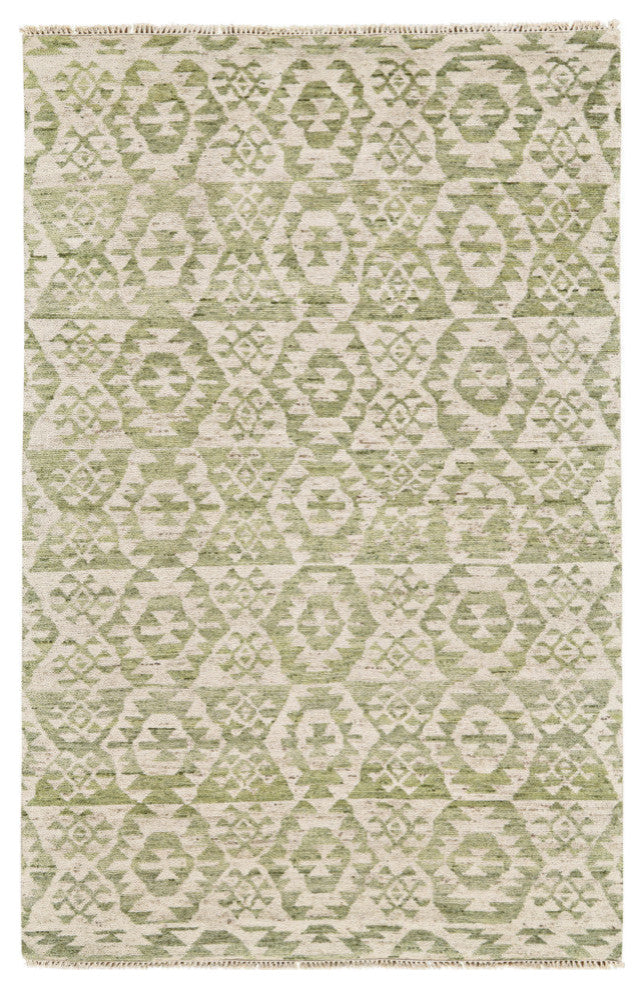 Weave & Wander Shadan Rug, Olive, 5'6"x8'6"