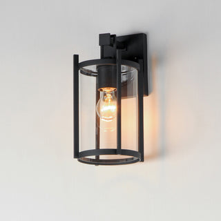 Maxim 30062 Belfry 13" Tall Wall Sconce - Black