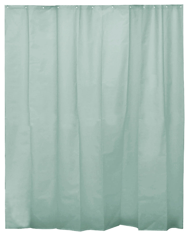 Extra Long Shower Curtain Liner Plastic 71W x 79H, Almond Green