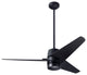Velo DC Fan, Dark Bronze Finish, 48" Dark Blades, No Light