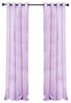 Crushed Voil Sheer Grommet Top Curtain, Purple