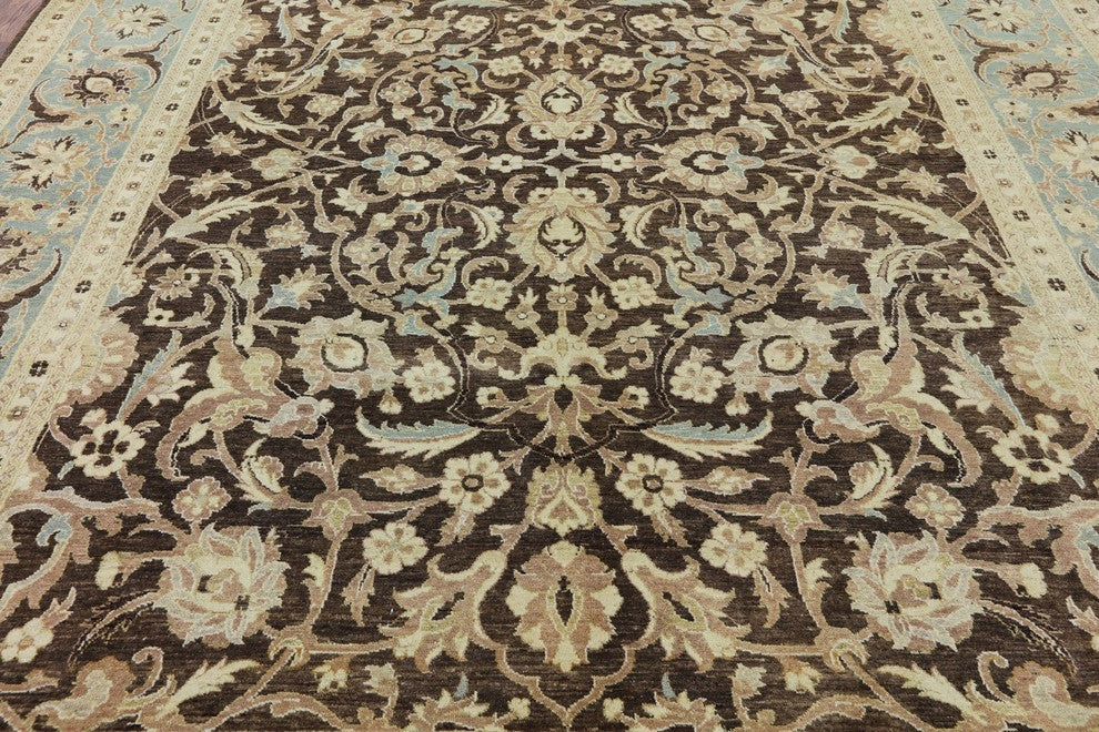Handmade Floral Peshawar Oriental Area Rug 8'x10', P2693