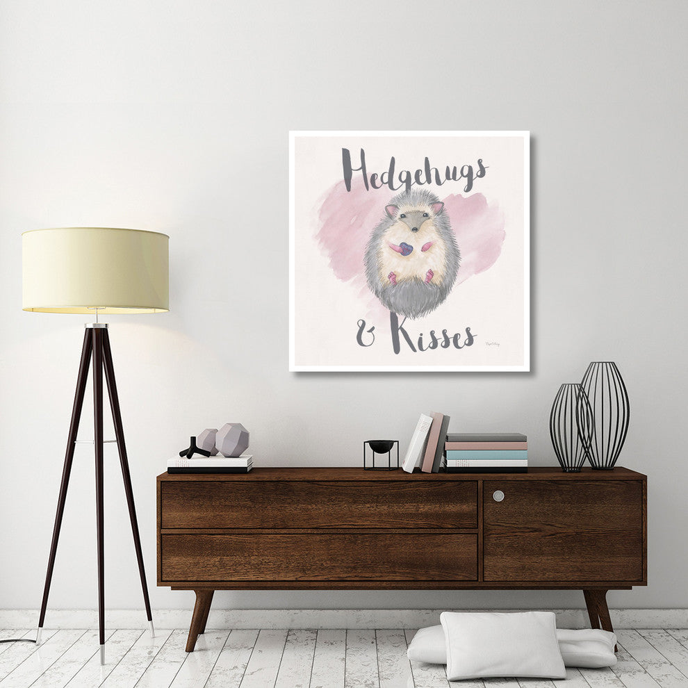 "My Furry Valentine III Sq" Digital Paper Print by Elyse DeNeige, 42"x42"