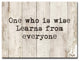 Ready2HangArt Inspirational 'Wise Learner' Wrapped Canvas Wall Art