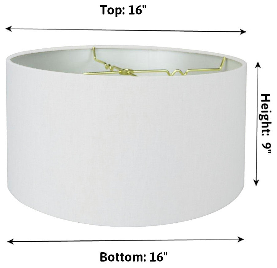 2 Light Swag Plug-In Pendant 16"w White Linen Drum with Diffuser, White Cord