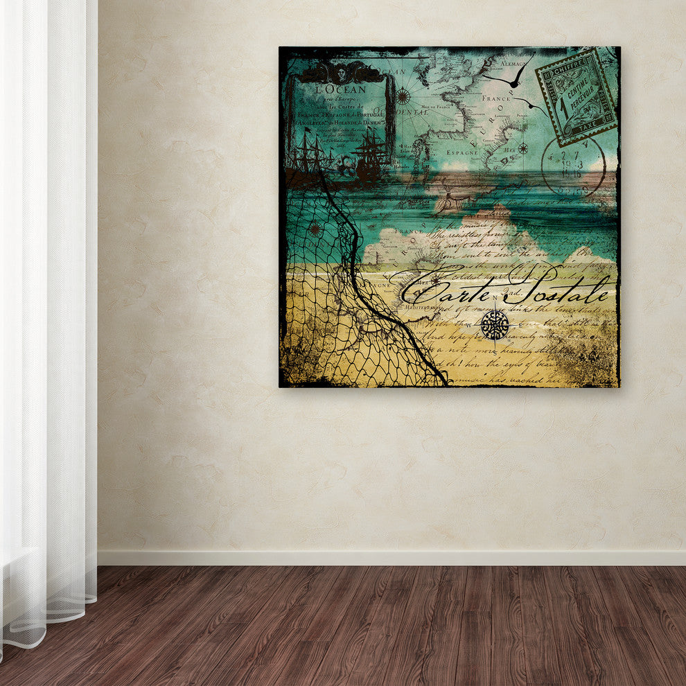Color Bakery 'Ocean Clouds I' Canvas Art, 14x14