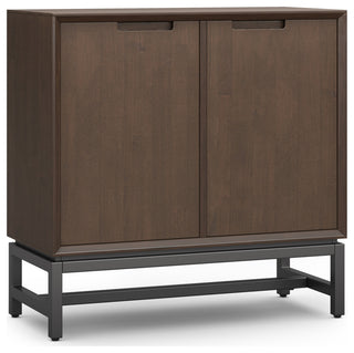 Banting SOLID HARDWOOD Low Storage Cabinet, Walnut Brown