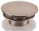 SinkSense 1.5" Pop-Up Sink Drain in Nickel "“ No Overflow