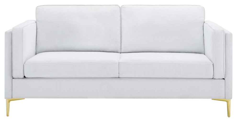 Sofa, Fabric, White, Modern, Living Lounge Room Hotel Lobby Hospitality
