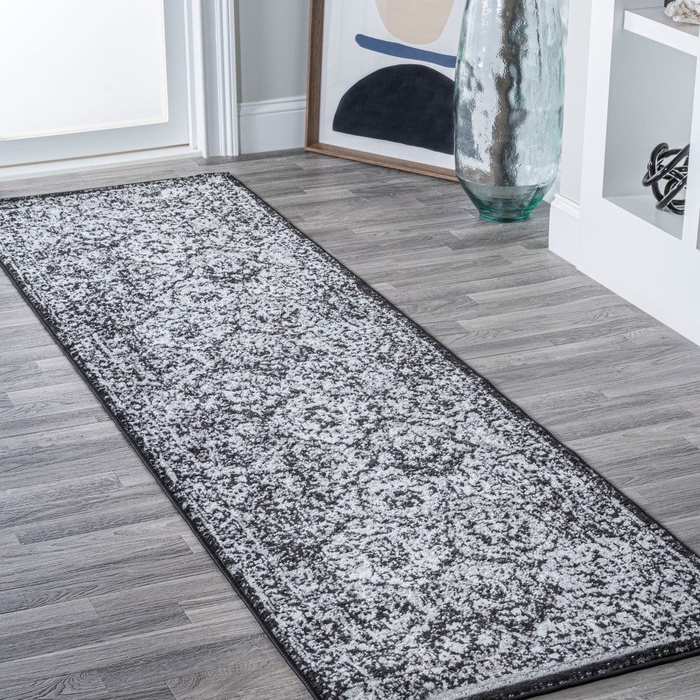 Modern Persian Boho Vintage Trellis 2 ft. x 8 ft. Runner Rug, 2 X 8