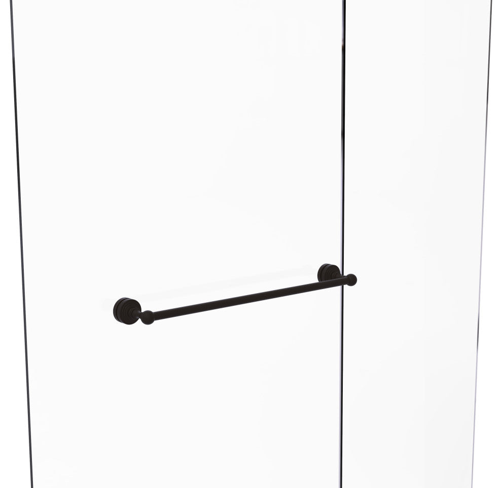 Waverly Place 24" Shower Door Towel Bar, Oil Rubbed Bronze