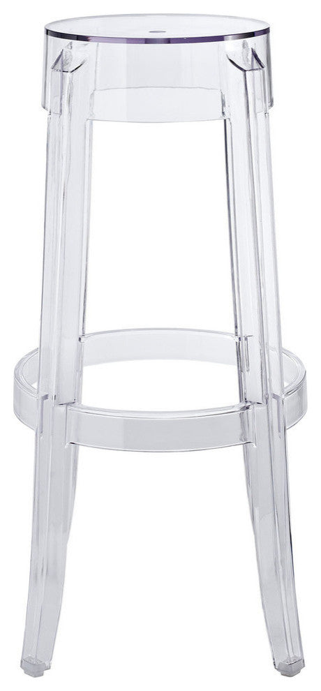 Casper Bar Stool Set of 2, Clear