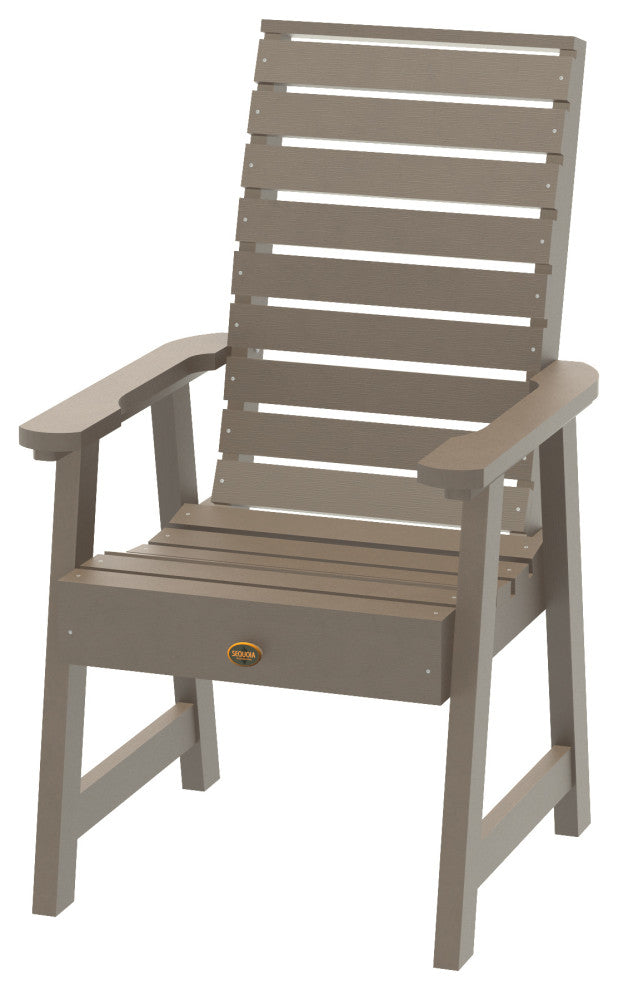 Glennville Arm Chair, Dining Height, Woodland Brown