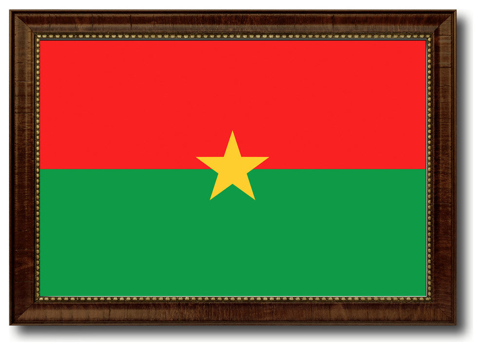 Burkina Faso Country Flag Canvas Print, 27"x39"
