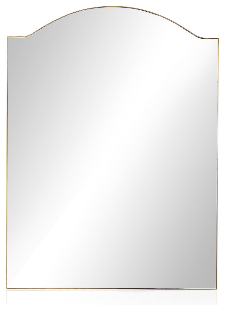 Jacques Floor Mirror-Antique Brass