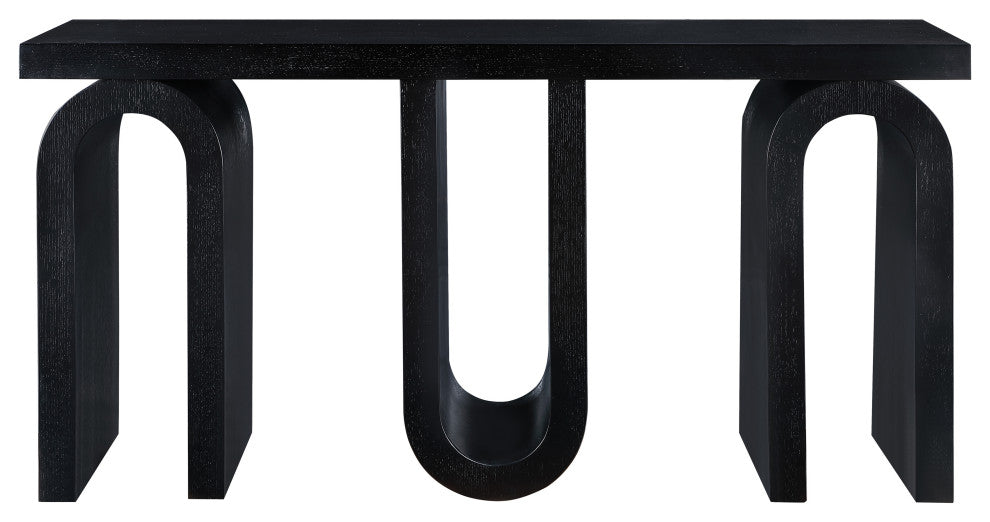 Westbourne Veneer Console Table, Black