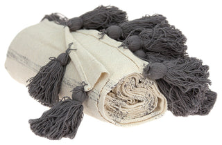 Seema Transitional Multicolored Handloomed 52"x67" Cotton Throw