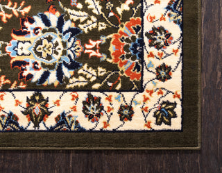Unique Loom Green Espahan Cape Cod 2' 2 x 8' 2 Runner Rug