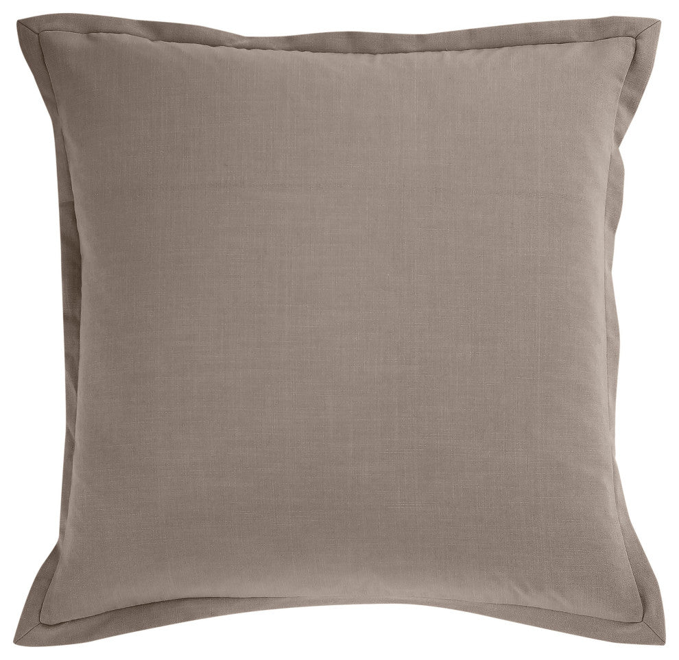 Solid Taupe Euro Sham, 27"x27", 1 Piece