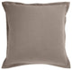 Solid Taupe Euro Sham, 27"x27", 1 Piece