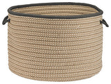 Colonial Mills Basket Boat House Gray Round