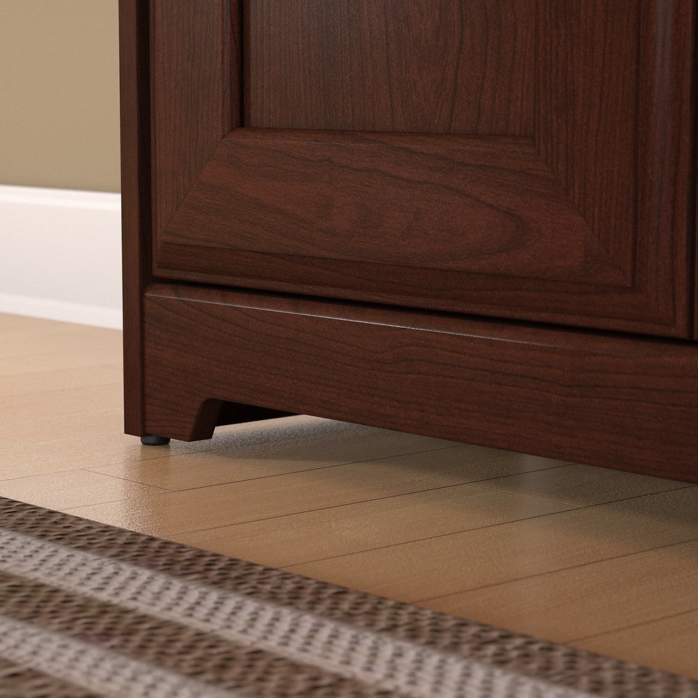 Cabot Small Storage Cabinet With Doors, Harvest Cherry