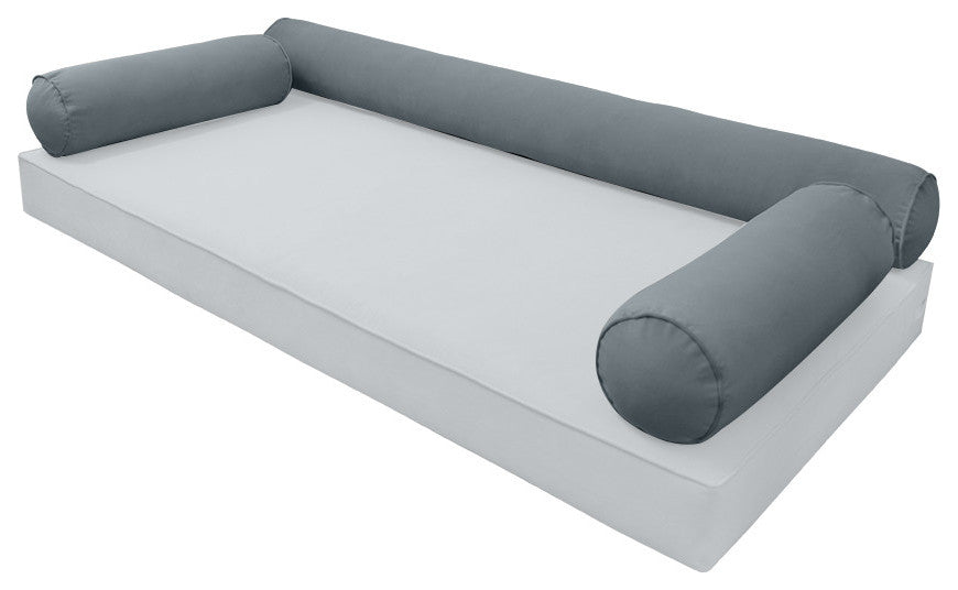 STYLE V6 TwinXL Velvet Pipe Trim Indoor Daybed Bolster Pillow |COVER ONLY| AD347