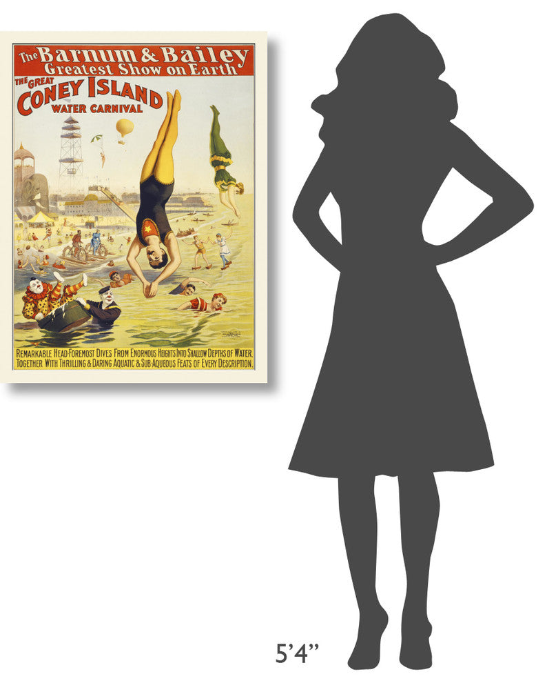 Barnum and Bailey Coney Island Water Carnival 3G10497U, 27x36