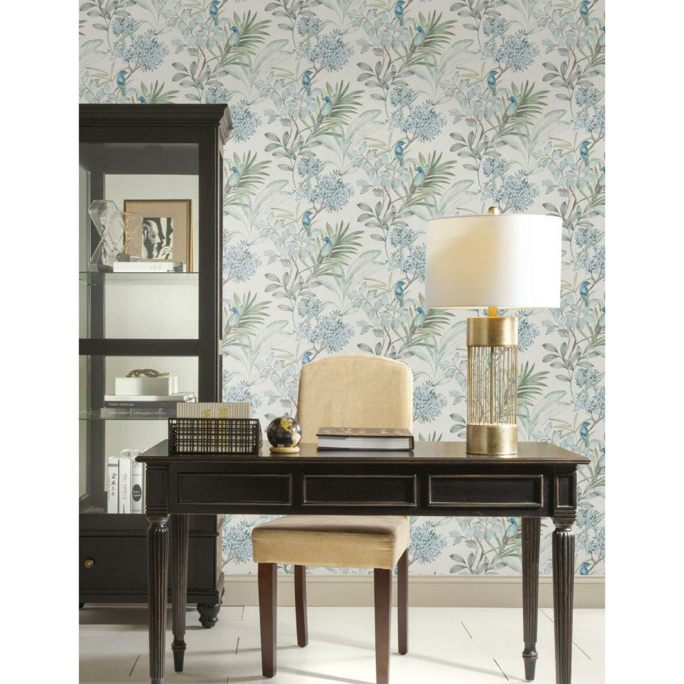 Handpainted Songbird Wallpaper
