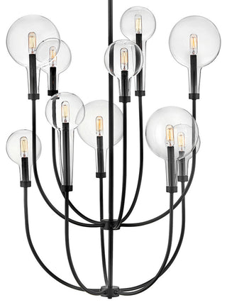 Hinkley Alchemy Chandelier, Black, 10 Light