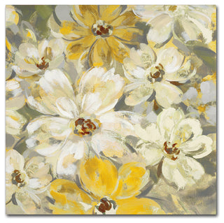 Silvia Vassileva 'Scattered Spring Petals Crop' Canvas Art, 24x24