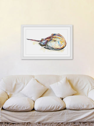 "Horseshoe Crab" Framed Print by Rachel Byler