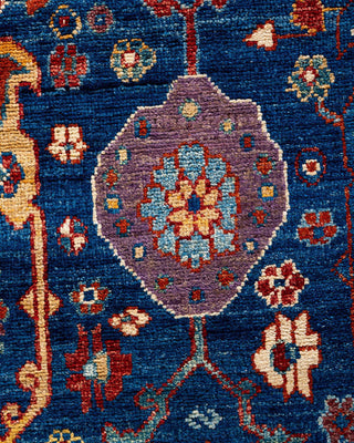 Serapi One-of-a-Kind Hand-Knotted Runner Rug Navy, 2' 8" x 9' 9"