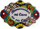 Mini Talavera Ceramic Plaque. Bienvenidos Mi Casa Es Su Casa