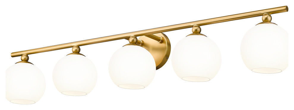 Z-LITE 5-Light Vanity, Modern Gold