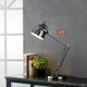 Caprice LED Desk Lamp With Dimmer, Jet Black/Gunmetal