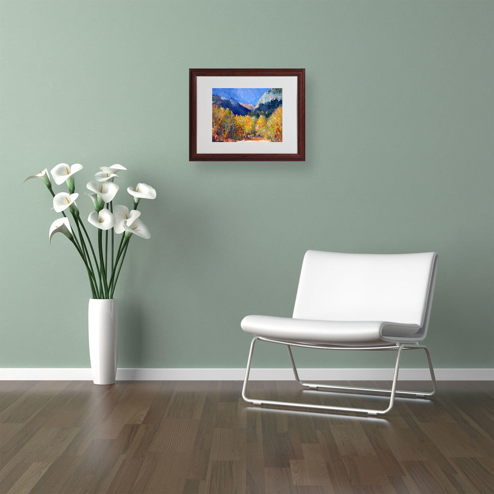 'Cotton' Matted Framed Canvas Art by Richard Wallich